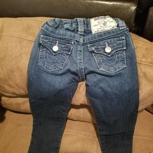 Little girl's True Religion jeans